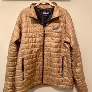 Patagonia Men’s Nano Puff Jacket (Tan)